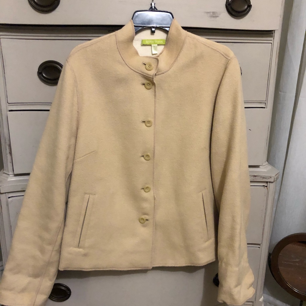 Sigrid Olsen Wool Blazer Coat Xl